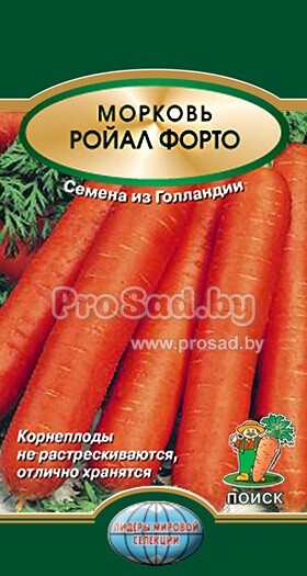 Купить семена Моркови Ройал Форто в интернет-магазине семян Просад в ...