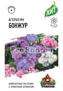 Агератум Бонжур, смесь