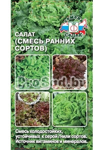 Салат листовой Смесь ранних сортов