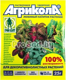 Агрикола (удобрение для декоративнолистных растений)
