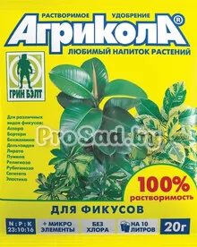 Агрикола для фикусов