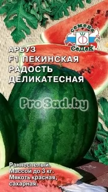 Арбуз F1 Пекинская радость деликатесная