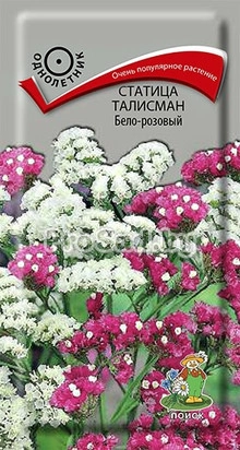 Стацица выемчатая Талисман Бело-розовый