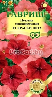 Петуния многоцветковая F1 Краски лета